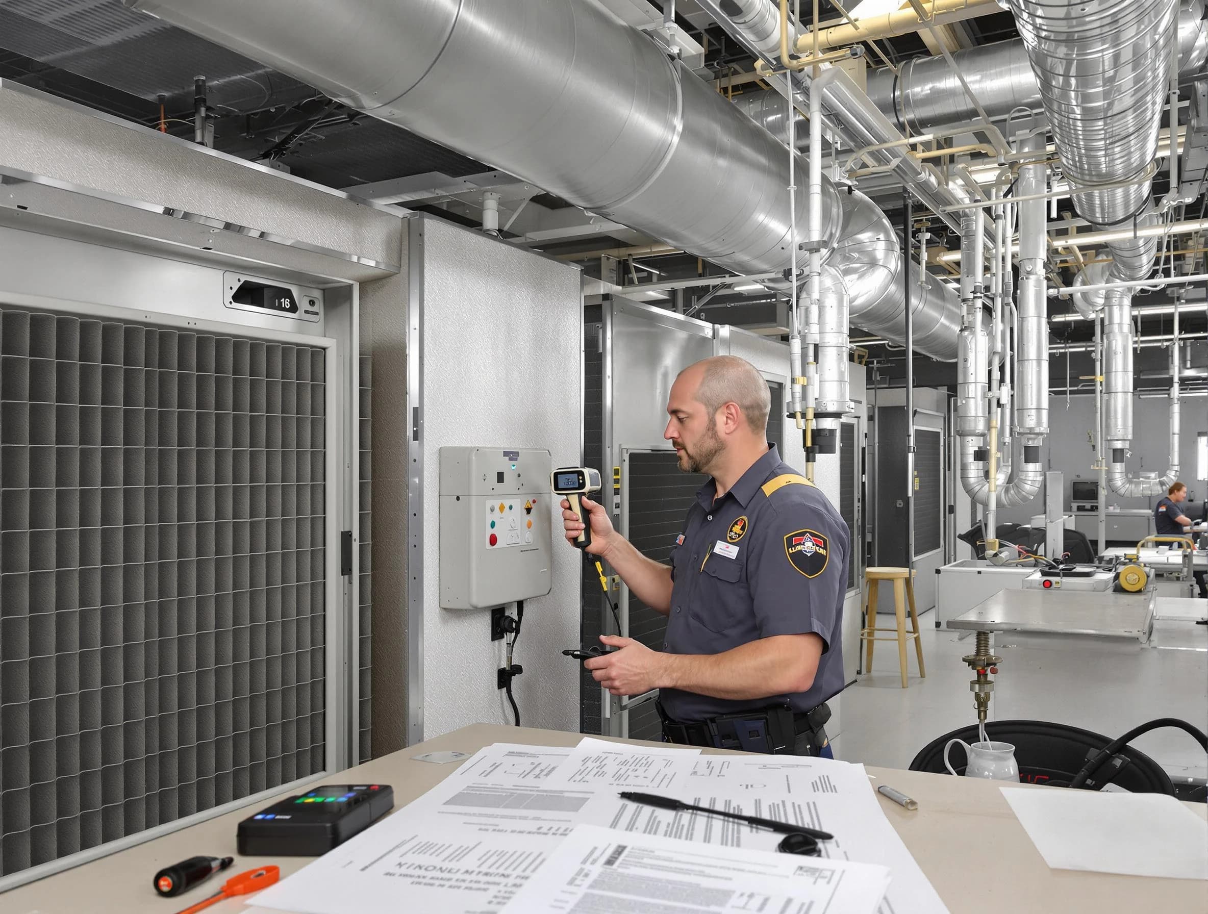 Professional filter system inspection by Conley Air Duct Cleaning in Conley