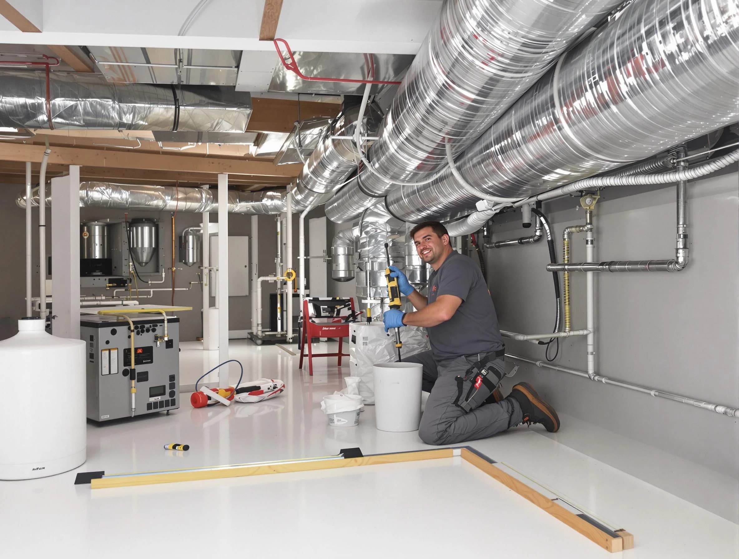 Professional duct sealing service by Conley Air Duct Cleaning in Conley
