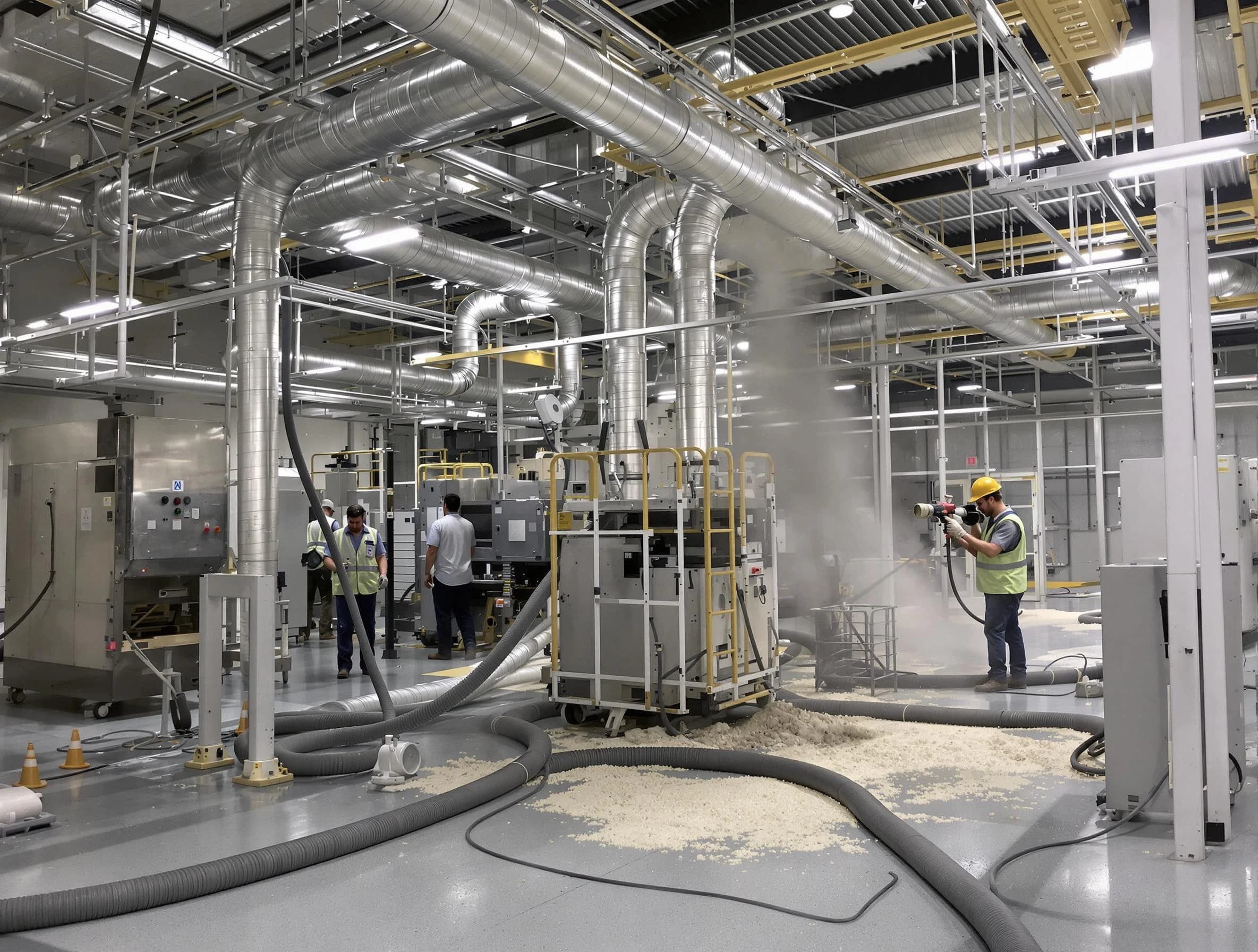 Heavy-duty industrial duct cleaning by Conley Air Duct Cleaning in Conley