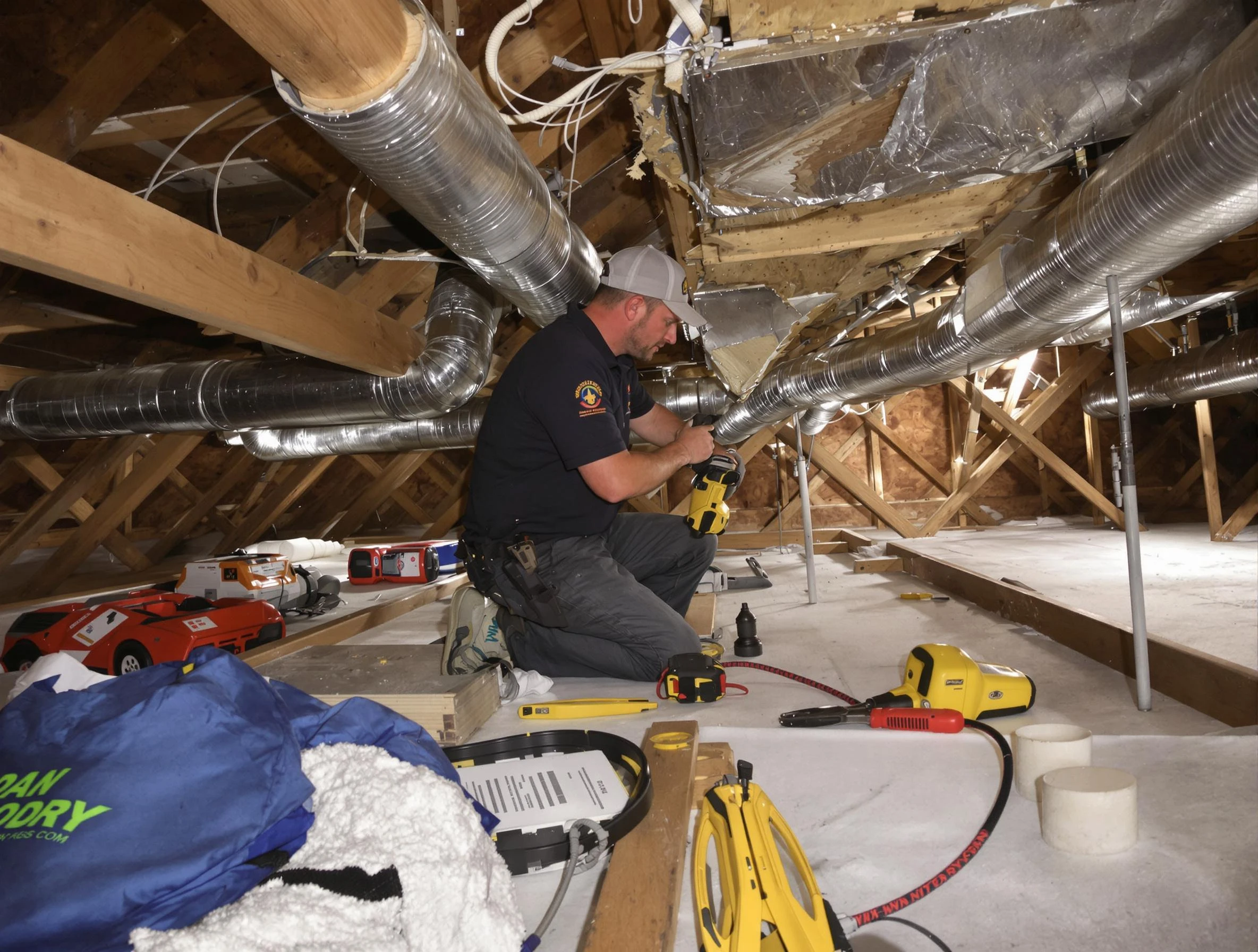 Professional air duct repair by Conley Air Duct Cleaning in Conley