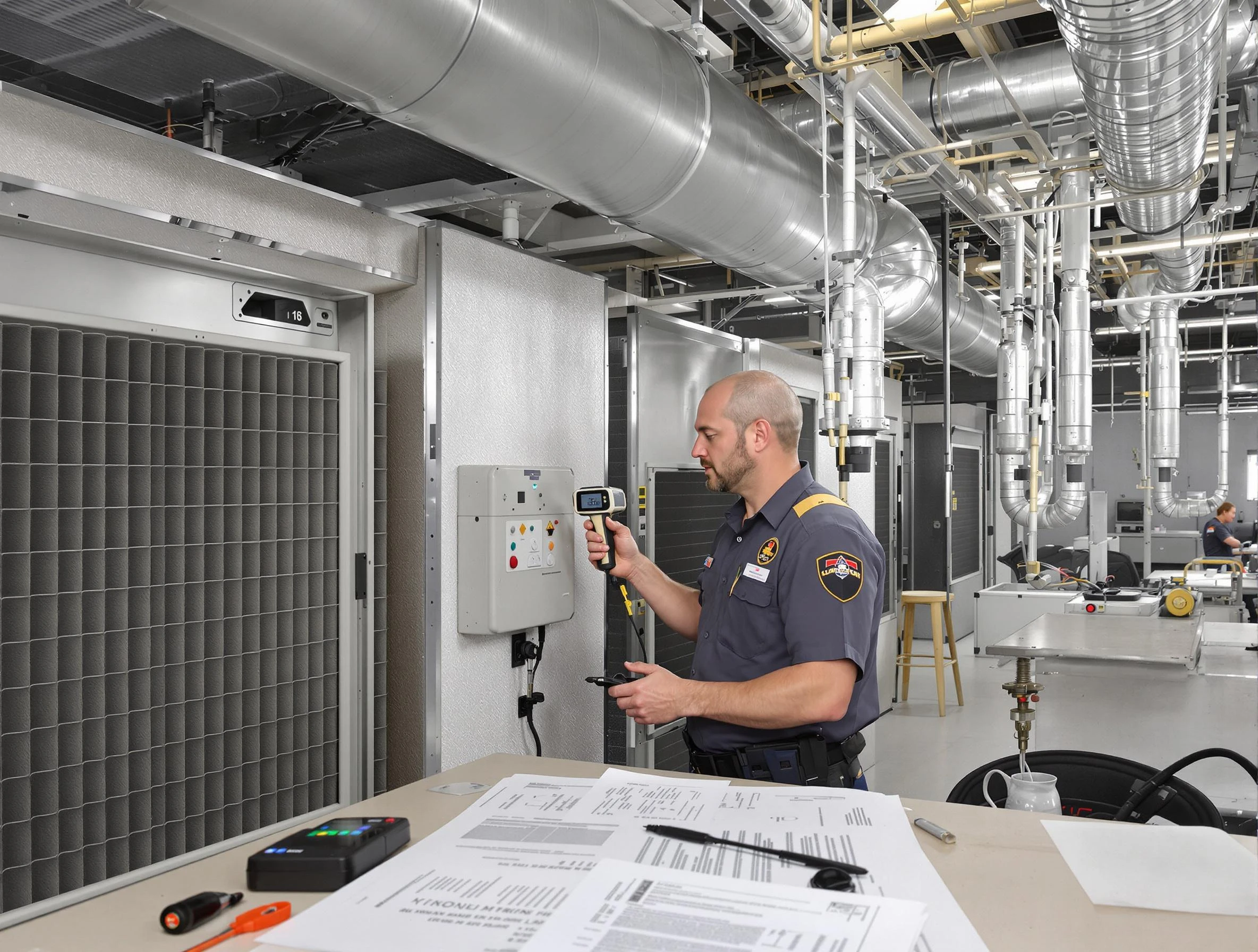 Professional filter system inspection by Conley Air Duct Cleaning in Conley